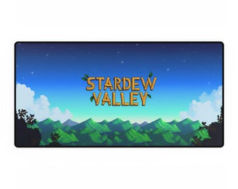 Stardev Valley Inspired Desk Mat | Gaming Mouse Pad | Stardew Valley Mouse Pad | Perfect Desk Accessory