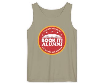 Book It! Alumni Tank Top | Reading Badge Graphic