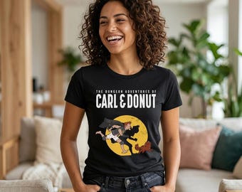 The Dungeon Adventures of Carl & Donut | Dungeon Crawler Carl Inspired Graphic T-Shirt