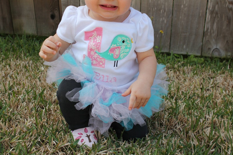 Bird Birthday Shirt Girls Bird Birthday Shirt Toddler Etsy