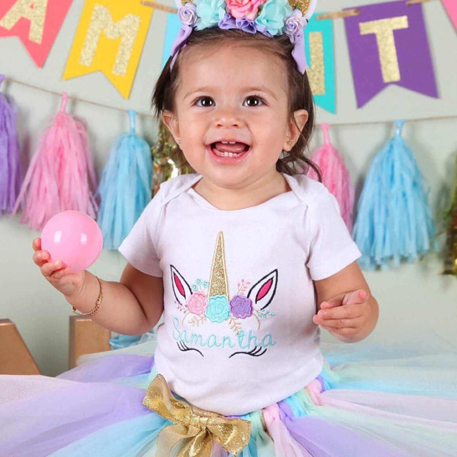 Unicorn Birthday Outfit Unicorn Birthday Shirt Unicorn Etsy