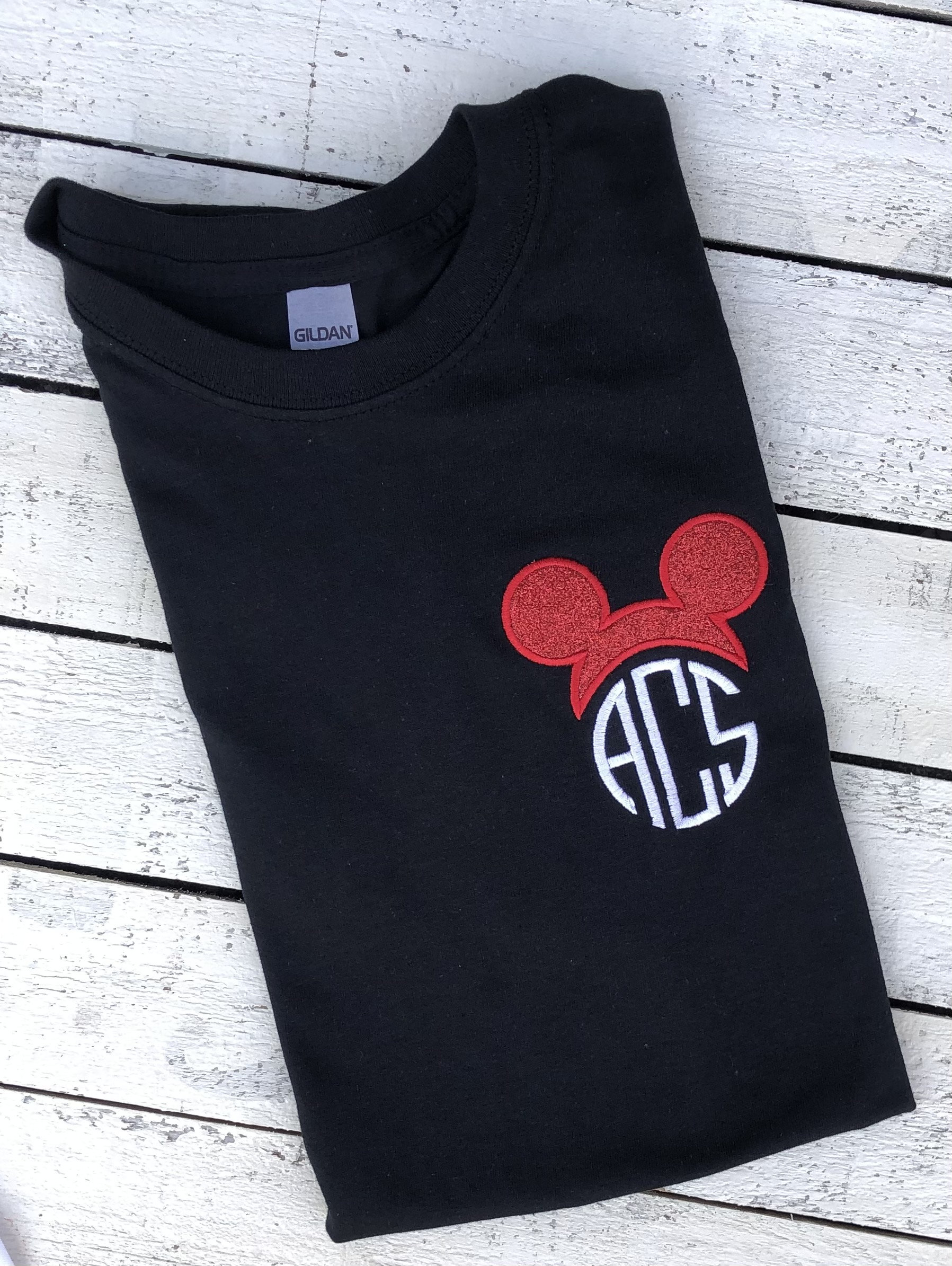 Disney sales monogram shirts