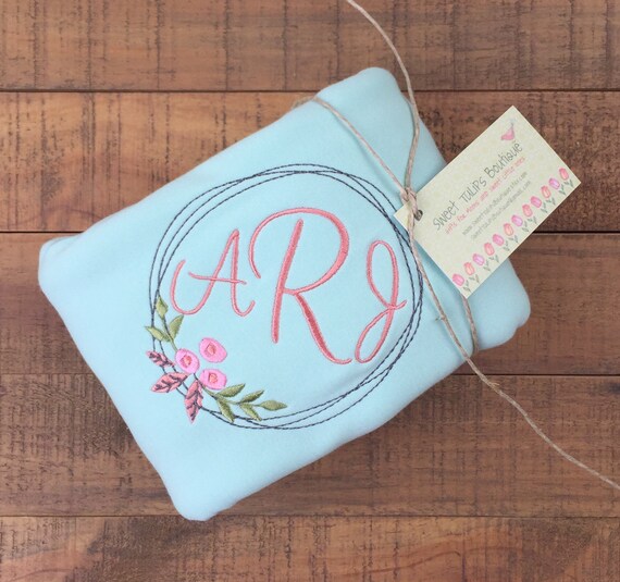 Monogram Baby Blanket / Personalized Baby Blanket / Etsy