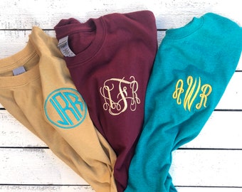 Fall Monogram Shirt - Etsy