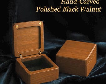 Rosary Box | Keepsake Box | Wooden Prayer Box | Heirloom Gift in Walnut, Cherry, Oak & Maple | Personalized Engraved Catholic Gift