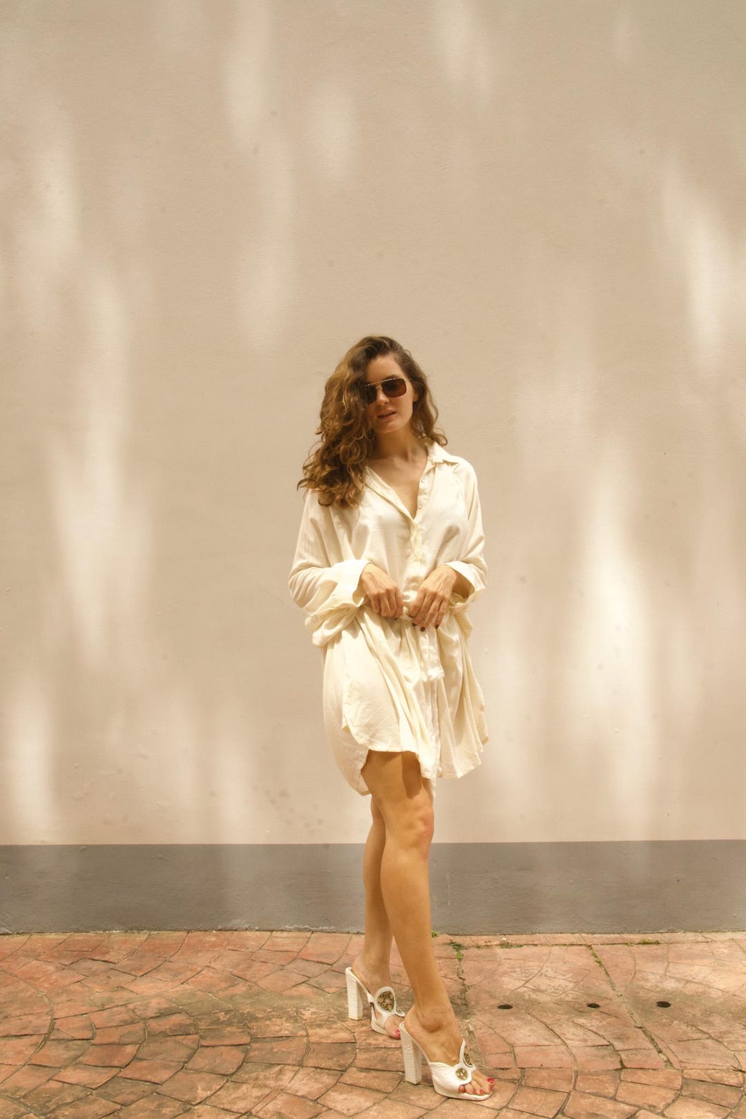 white boho tunic dress Cotton | Loose Summer Midi Dress | Handmade Resort Wear | Vacation Outfit | Summer Midi Dress | Gift for Her lx-WDRS590 From Casual to Prom: Color:Grey Purple or exploring the open