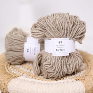 Thick Handspun Wool, Chunky Knitting Fiber, Natural Craft Supply, Soft Weaving Material, Cozy DIY Crochet, Bulky Wool Thread, Eco Yarn Gift