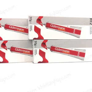 4 ORIGINAL Gutermann Creativ HT2 Textile Glue 30g Adhesive for Metal ...