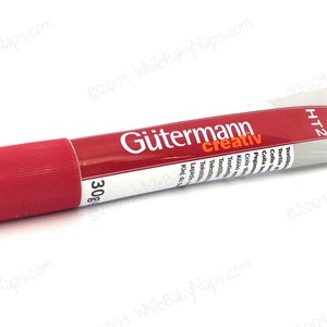 1 ORIGINAL Gutermann Creativ HT2 Textile Glue 30g - adhesive for metal, fabric, leather, DIY crafts, jewelry, wood, PVC, yarn, and glue hem