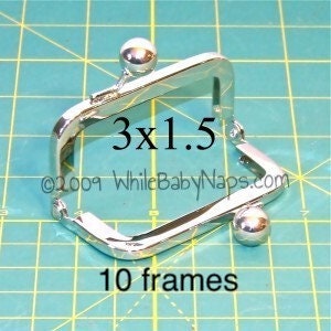 Discounted 10 frames of 3 inch mini purse frames metal coin purse FREE US SHIPPING