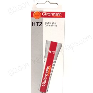 1 ORIGINAL Gutermann Creativ HT2 Textile Glue 30g adhesive for metal, fabric, leather, DIY crafts, jewelry, wood, PVC, yarn, and glue hem image 5