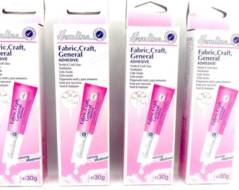 NEW 4 tubes of Hemline Glue for Fabric Lace Wedding Dresses Bridesmaids Dresses Wedding Gowns and Crafts  strong like Gutermann glue
