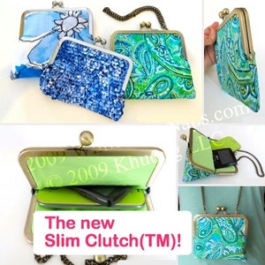 Clutch Tutorials PDF NOW with 7 patterns 10 inch, 8 inch, 6 inch, 4.5 inch, 3 inch image 3