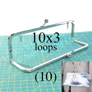 10% OFF 10 Nickel-free frames, 10 silver frames with LOOPS, large crossbody bag, Mother of the Bride, Homecoming or Prom, shoulder bag image 1