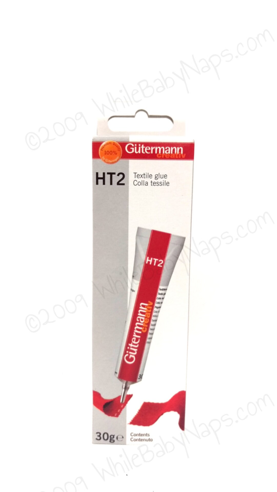 1 ORIGINAL Gutermann Creativ HT2 Textile Glue 30g - Adhesive for Metal ...