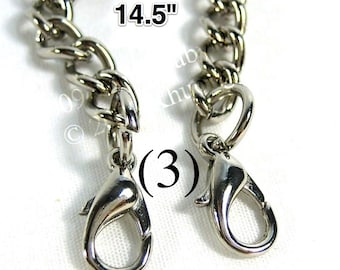 3 nickelfree purse chain 15.5 inch silver clutch chain handbag straps silver wristlets bridesmaids clutches chains elegant chains