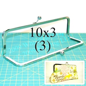 Monedero de metal de 10" con cierre de beso, sin níquel, para madre de la novia, bolso grande, bolso de mano, bolso de fiesta, regalo para el Día de la Madre.