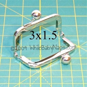 3x1.5 Marco de mini monedero de moneda de níquel ENVÍO GRATIS A EE. UU.