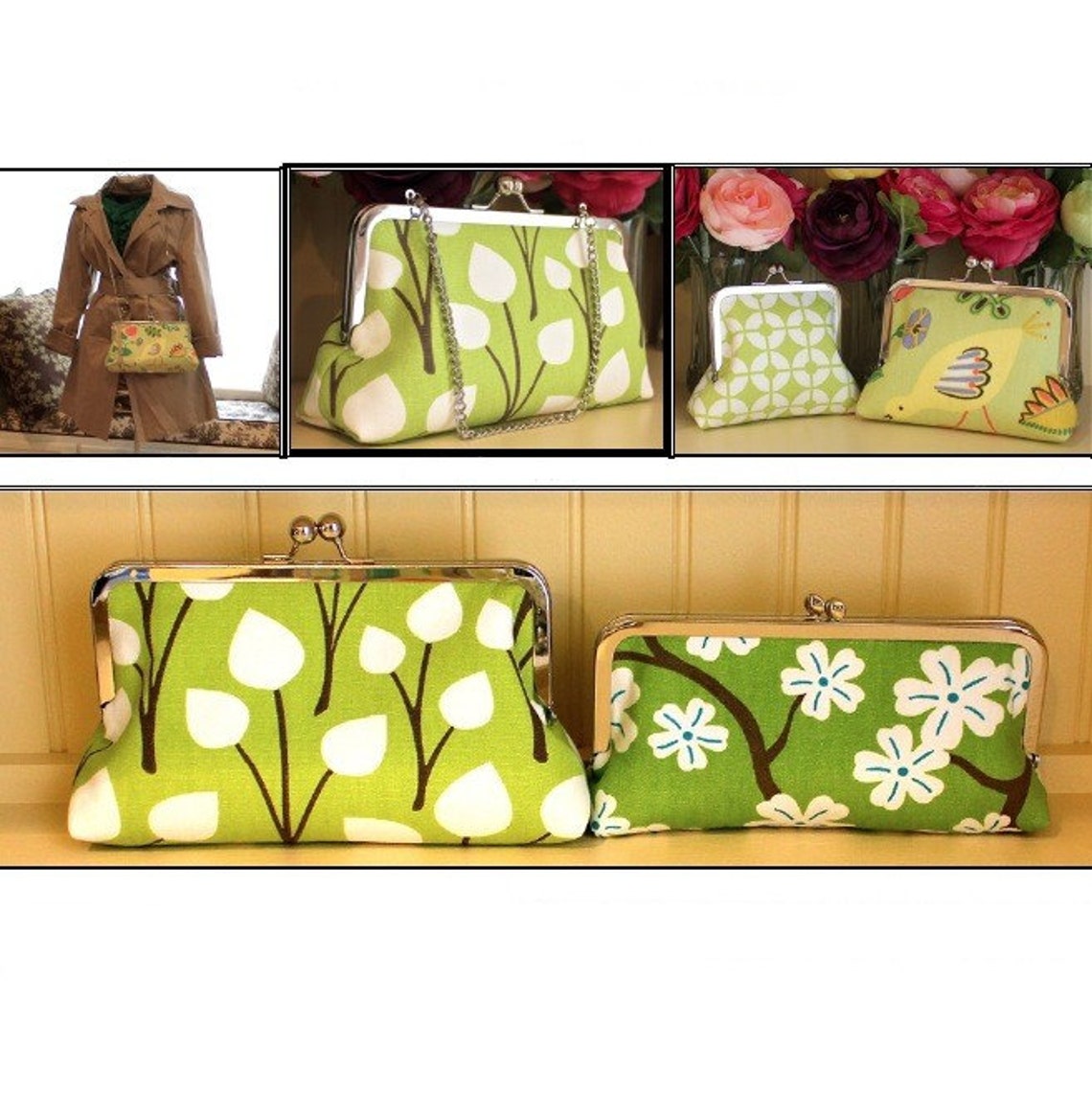 COMPLETE Make Your Own Clutch Kit With Lily Fabric Included Etsy