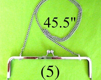 10% OFF 5 crossbody 45.5 inch nickelfree purse chain elegant long strap brides clutch chains silver purse straps classic handbags chain