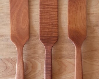 Hardwood Spurtle - Wooden Kitchen Tool