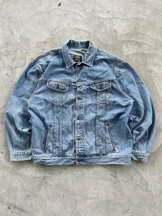 Vintage 70s Lee Sanforized Riders Jacket Union Madw USA Patd