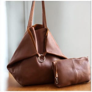 Soft Leather Women Tote Bag | Large Capacity PU Leather Shoulder Bag | Stylish Handbag for Work, Travel, Daily Use | Versatile & Comfortable