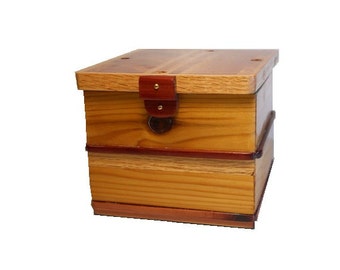 Pet cremation box Cedar.  free domestic shipping.