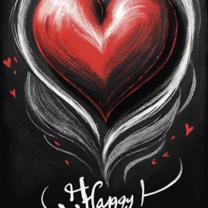 Love in Every Heartbeat: Valentines Themed Digital Print