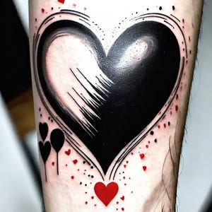 Shadows of the Heart: A Gothic Valentine Digital Print