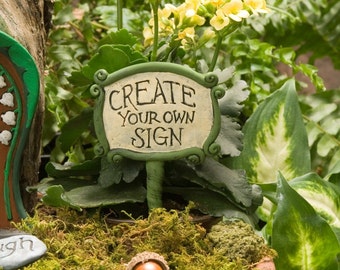 Personalisiertes Zeichen für Fairy Garden