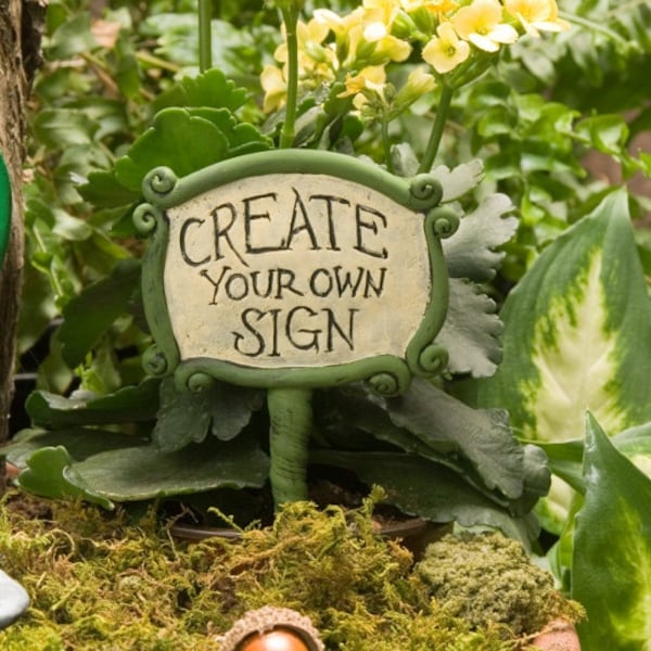 Personalized  Fairy Garden Sign