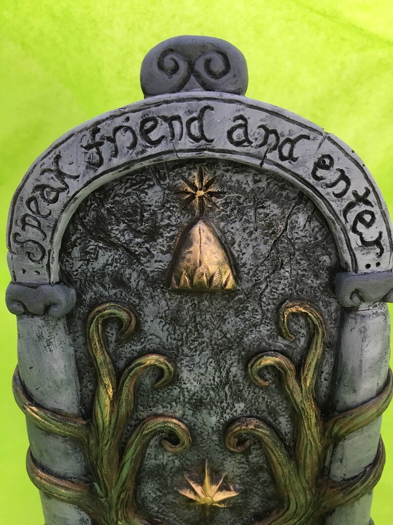 Doors of Durin Fairy Door Tolkien Lord of the Rings Etsy