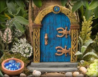 Blue Fairy Door