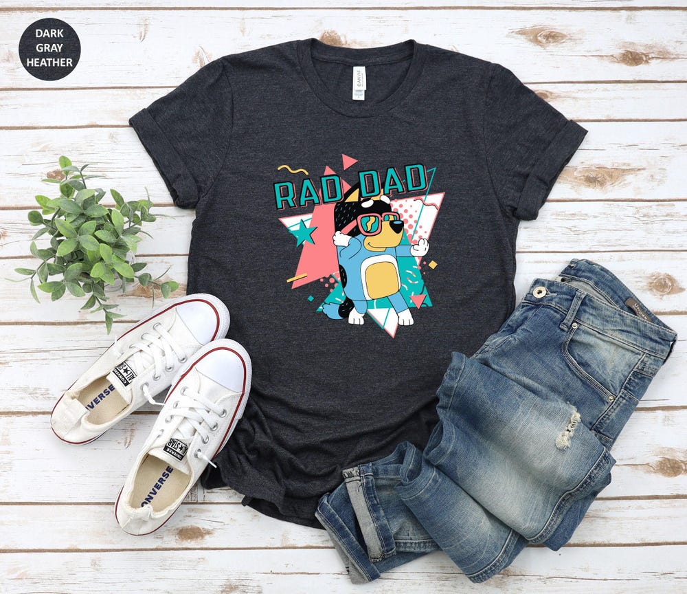Bluey Dad Shirt, Family Gift Shirt, Bluey Family Shirt, Gift For Him, Bluey Shirt, Mother'S Day Shirt, Father'S Day Shirt, Disney Shirt Onlytee