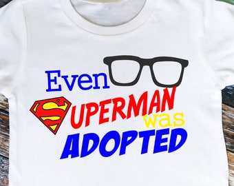 superhero adoption shirts