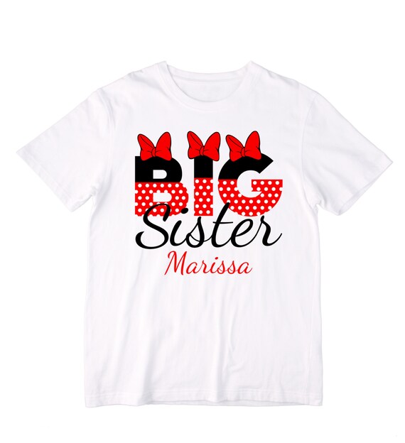 minnie mouse big sister shirt