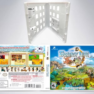 ファンタジーライフ 3DS 交換用スリップカバーアートインサート + カートリッジボックス NTSC (ゲームなし、マニュアルなし)