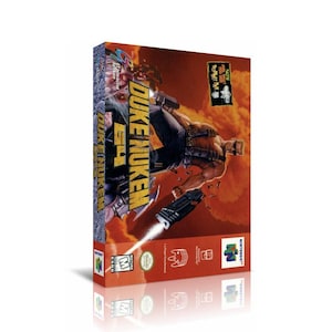 Duke Nukem 64 N64 Complete Your Collection - Custom Game Case & Art