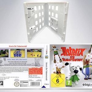Asterix die trabantenstadt 3DS Returns 3DS Replacement Slip Cover Art Insert + Cartridge Box NTSC (No Game, No Manual)