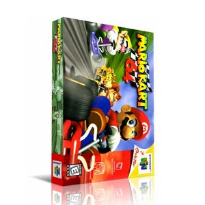Mario Kart 64 N64 Complete Your Collection - Custom Game Case & Art