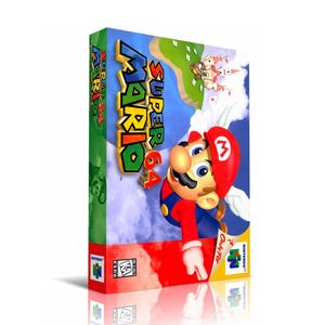 Super Mario 64 N64 Complete Your Collection - Custom Game Case & Art