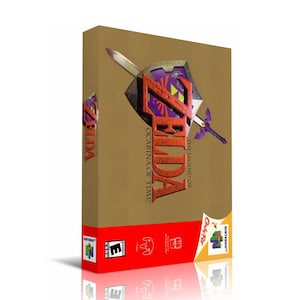 Legend of Zelda: Ocarina of Time N64 Complete Your Collection - Custom Game Case & Art