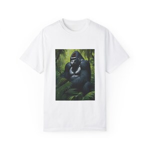 Gorilla Forest Scene T-Shirt: Eco-Friendly Unisex Tee