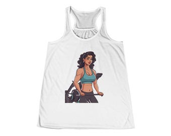 Fitness Racerback Tank Top: Motywująca odzież sportowa na siłownię