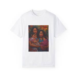 Artistic Motherhood T-Shirt: Cultural Pride Family Love Tee