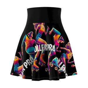 Vibrant Roller Skating Skater Skirt: Retro Party Outfit