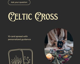 Celtic Cross Tarot Reading – 10-Card Spread for Life Path Guidance (PDF)