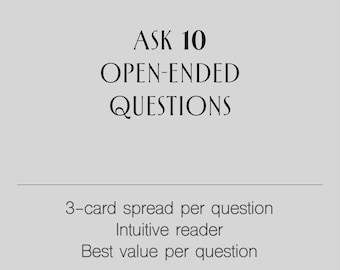 Diepgaande tarotlegging • 10 open vragen (pdf)