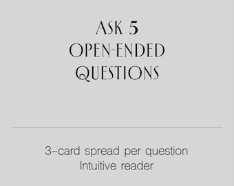 Diepgaande tarotlegging • 5 open vragen (pdf)